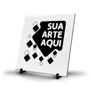 Azulejo Personalizado Porcelana 15x15cm 4x0 Sublimação  